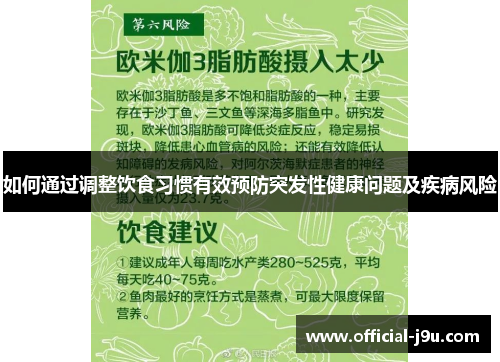 如何通过调整饮食习惯有效预防突发性健康问题及疾病风险